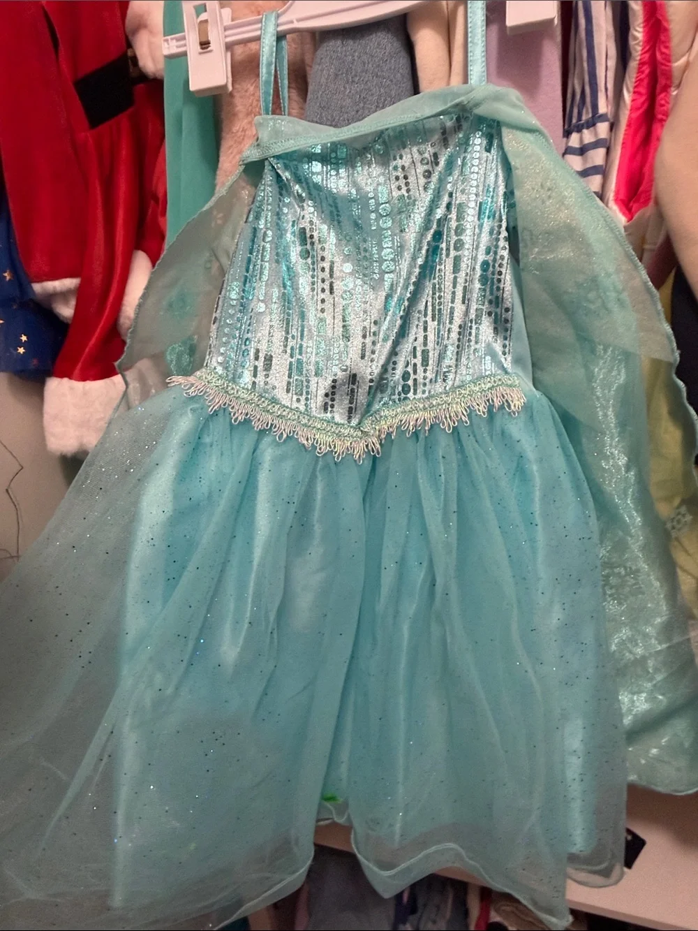 Disney Ice Princess Costume Dress - Light Aqua Blue